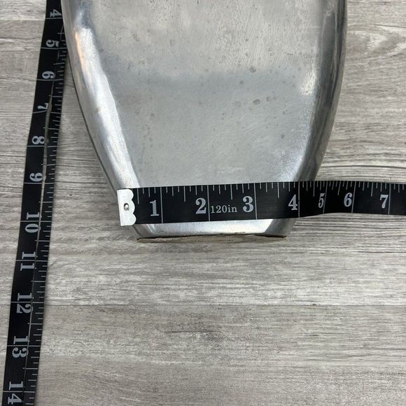 Anna Everlund Danish Designer Modern Aluminium Vase Cast Retro '80s Vintage - Picture 8 of 8